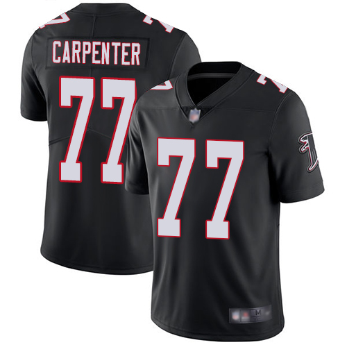 Atlanta Falcons Limited Black Men James Carpenter Alternate Jersey NFL Football #77 Vapor Untouchable->atlanta falcons->NFL Jersey